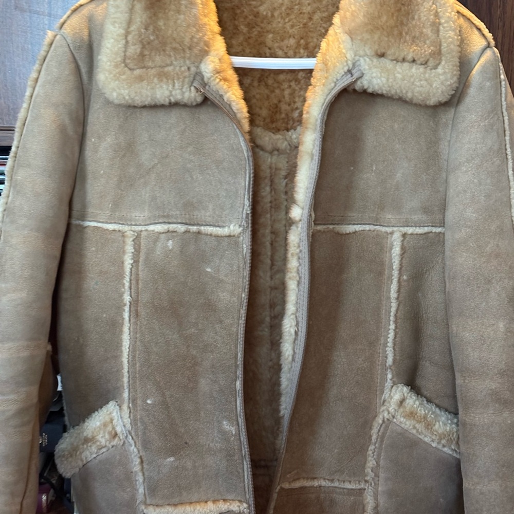 Shearling Lined Sheepskin Jacket